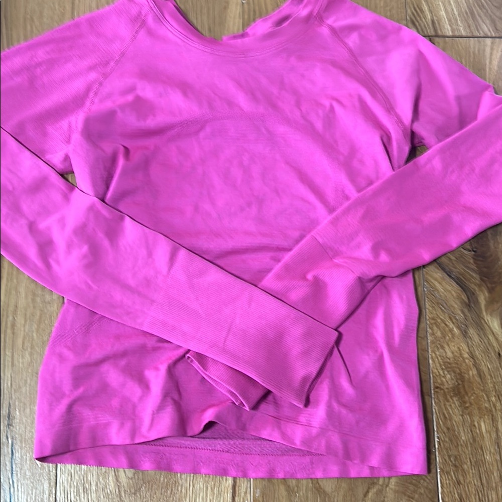 Vibrant Pink Long Sleeve Top